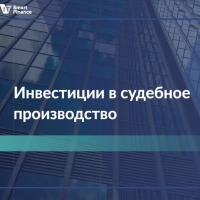 Инвестиции в судебное производство